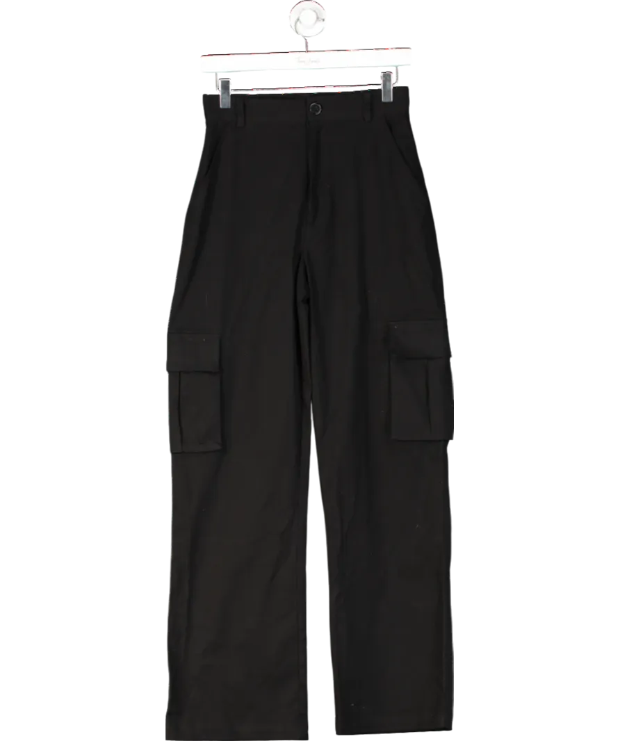 Adanola Black Multi Pocket Cargo Trouser UK S