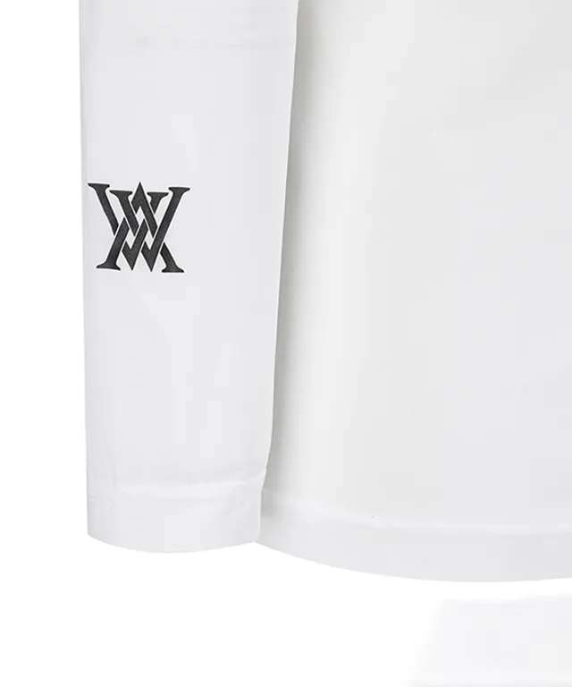 ANEW Golf: Men Cold Fabric High Neck T-Shirt - White