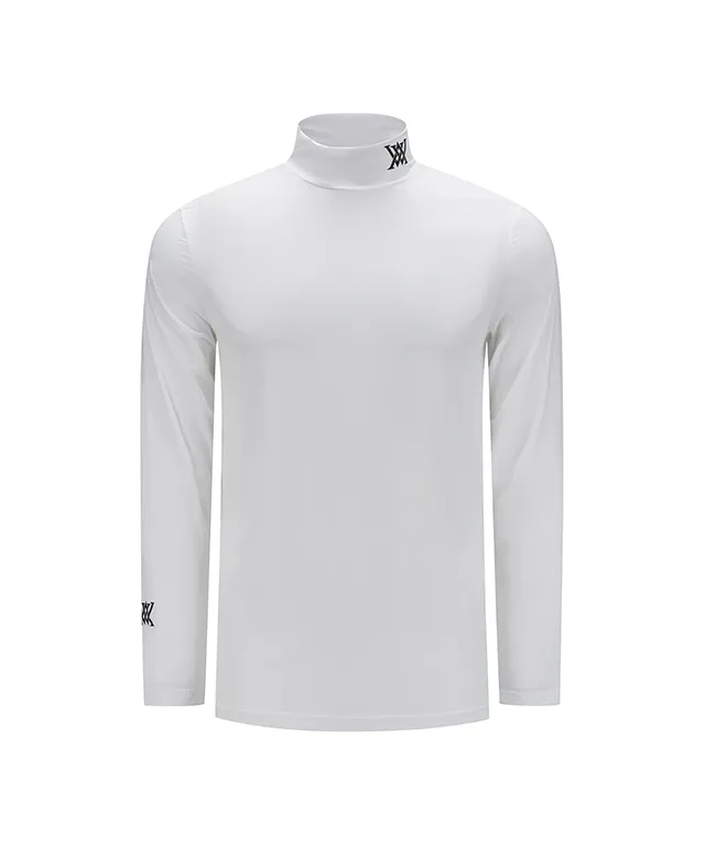 ANEW Golf: Men Cold Fabric High Neck T-Shirt - White