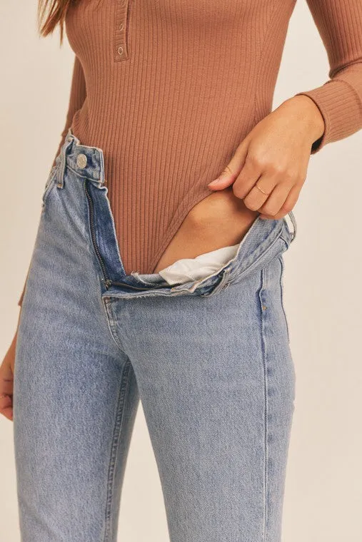Ava Ribbed Bodysuit