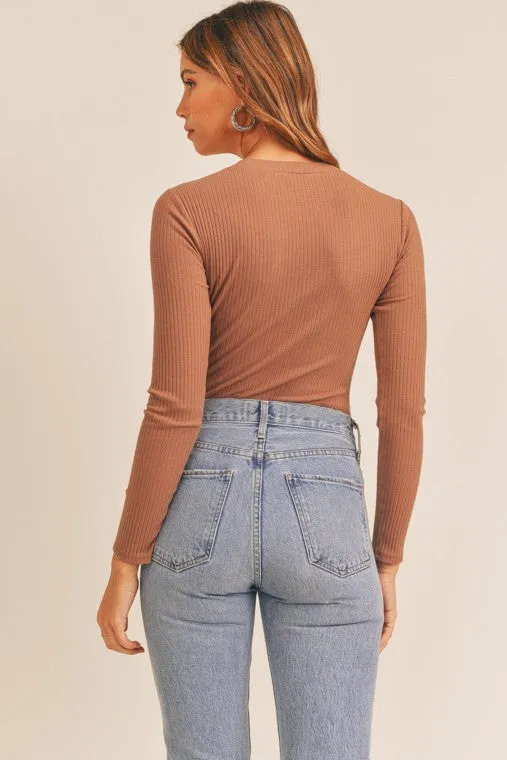 Ava Ribbed Bodysuit