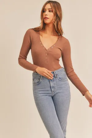 Ava Ribbed Bodysuit