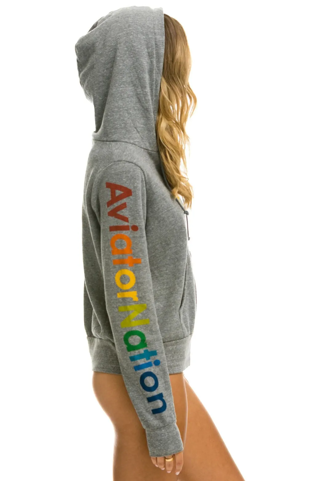 AVIATOR NATION SAN FRANCISCO HOODIE - HEATHER GREY