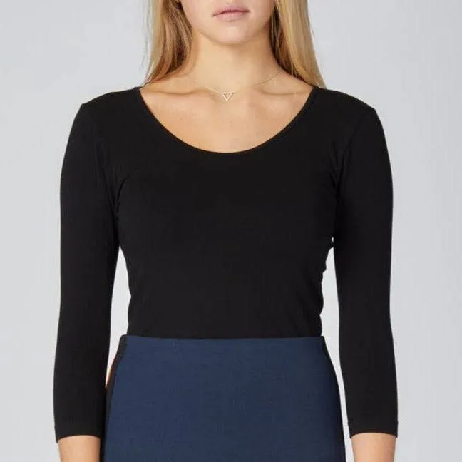 BAMBOO 3/4 SLEEVE TOP 2-14