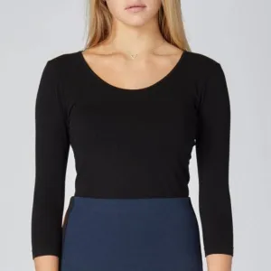 BAMBOO 3/4 SLEEVE TOP 2-14