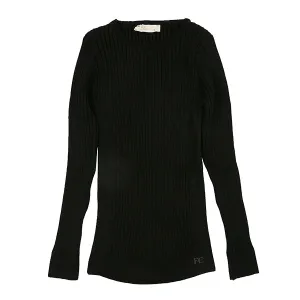 Black ribbed top by Alitsa