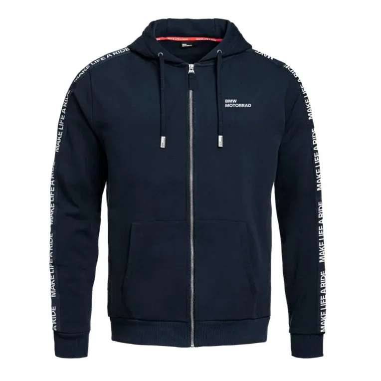 BMW Motorrad “Make Life a Ride” Zip Hoodie - Night Blue