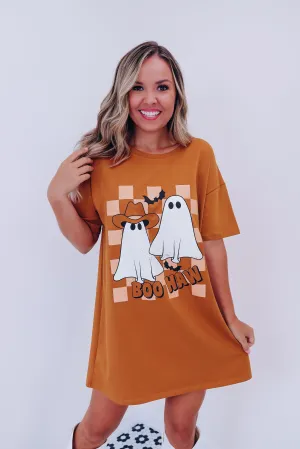 Boo Haw Graphic T-Shirt Dress