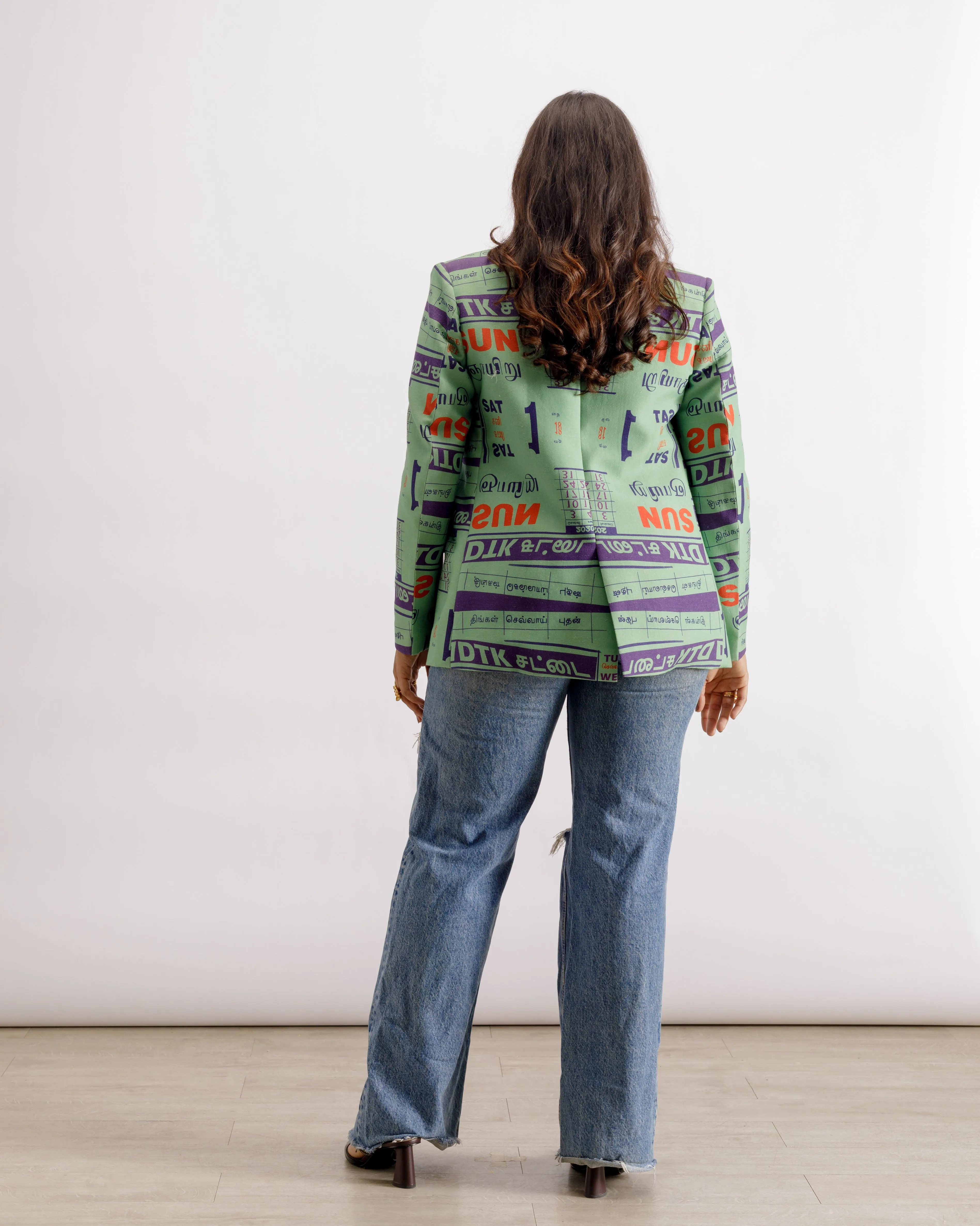 Calendar Blazer - Green