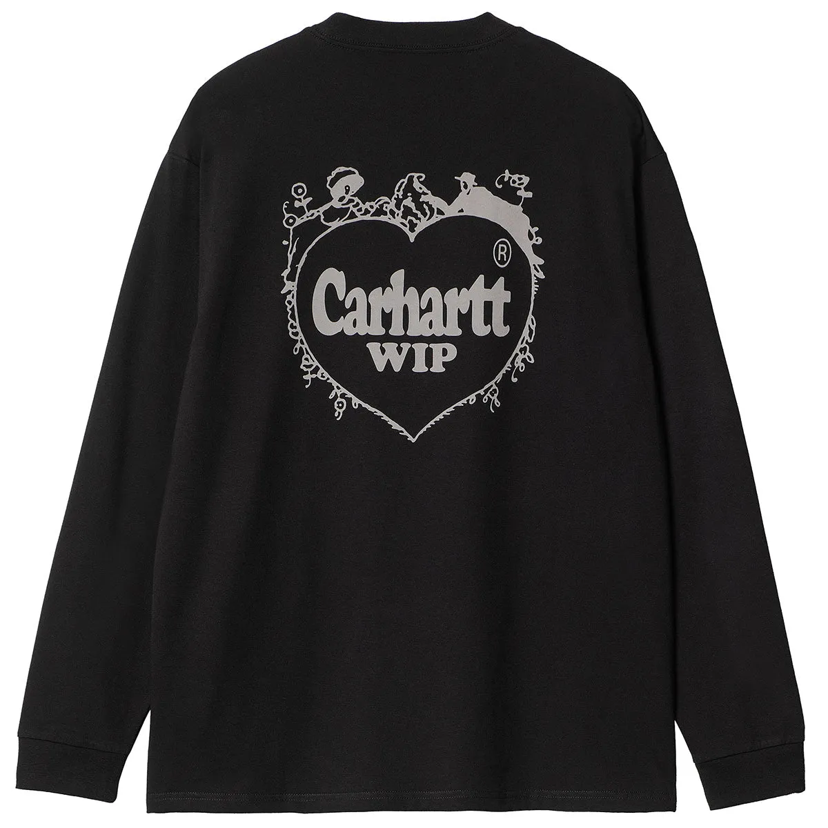 Carhartt WIP L/S Spree T-Shirt Black / Grey