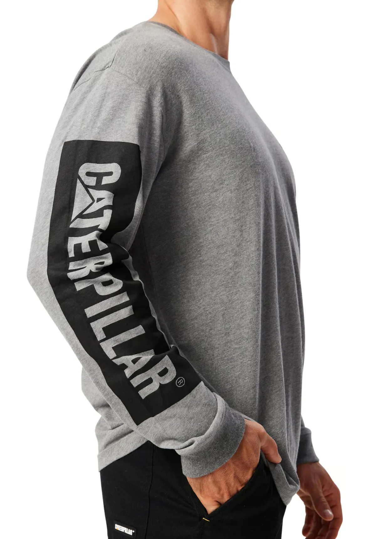 CAT Icon Block Long Sleeve Tee