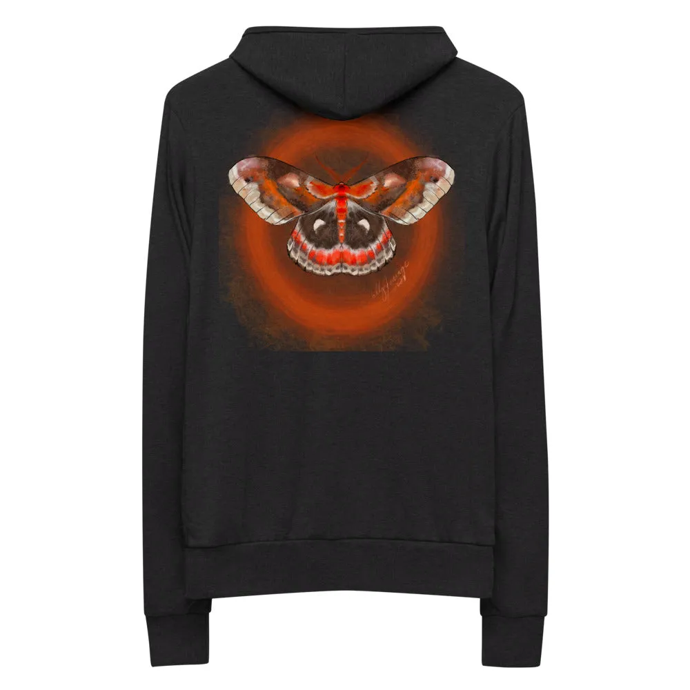 Cecropia Unisex zip hoodie