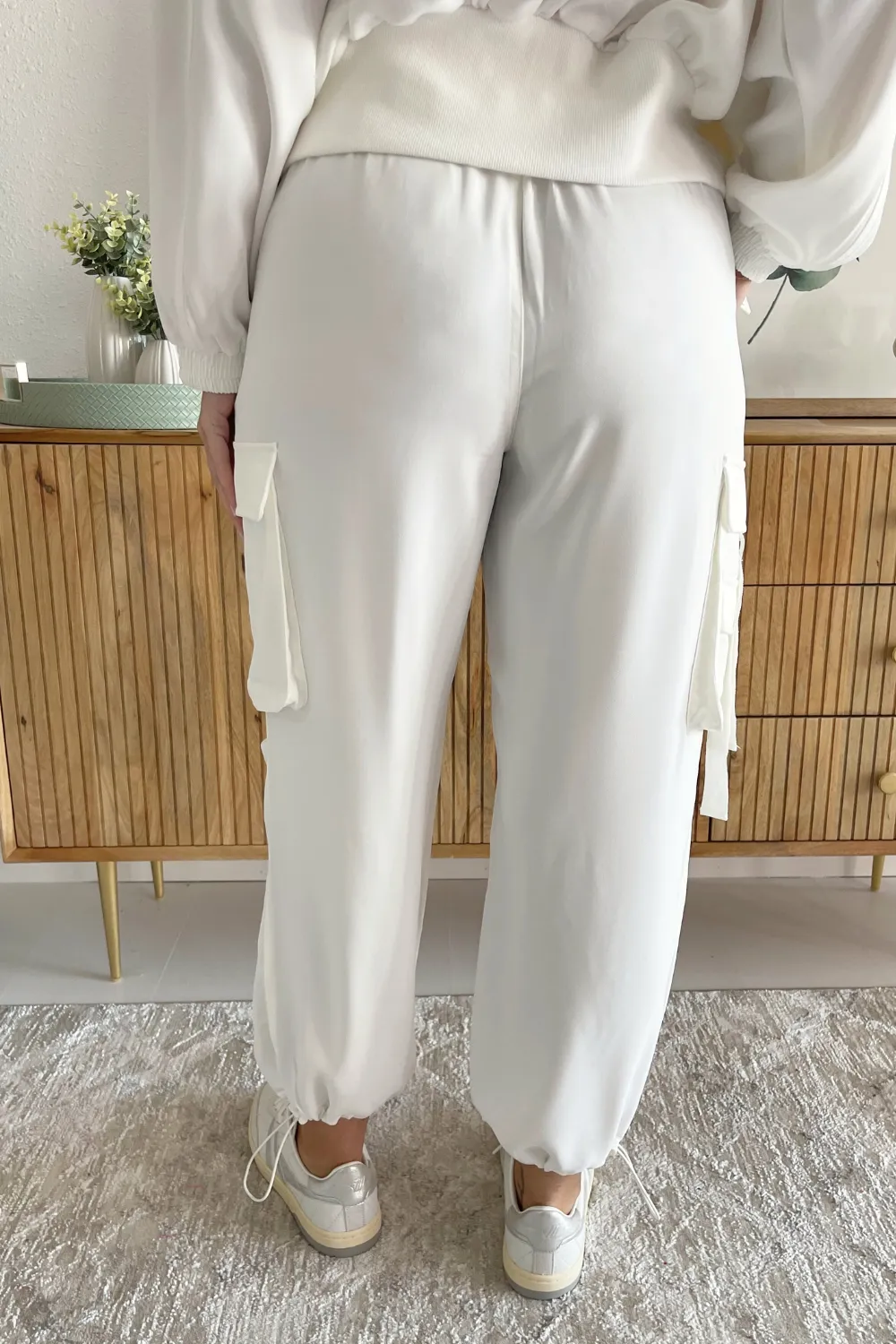 Cinch Hem Pullon Parachute Cargo Pants