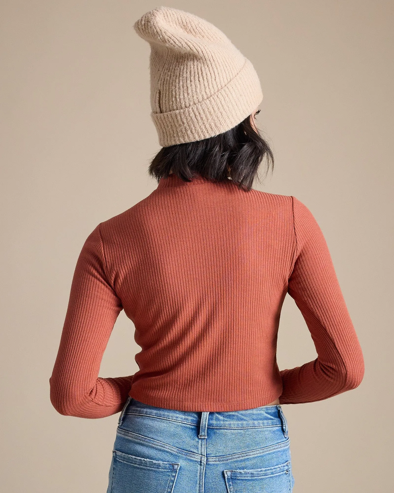 Claire Ribbed Top