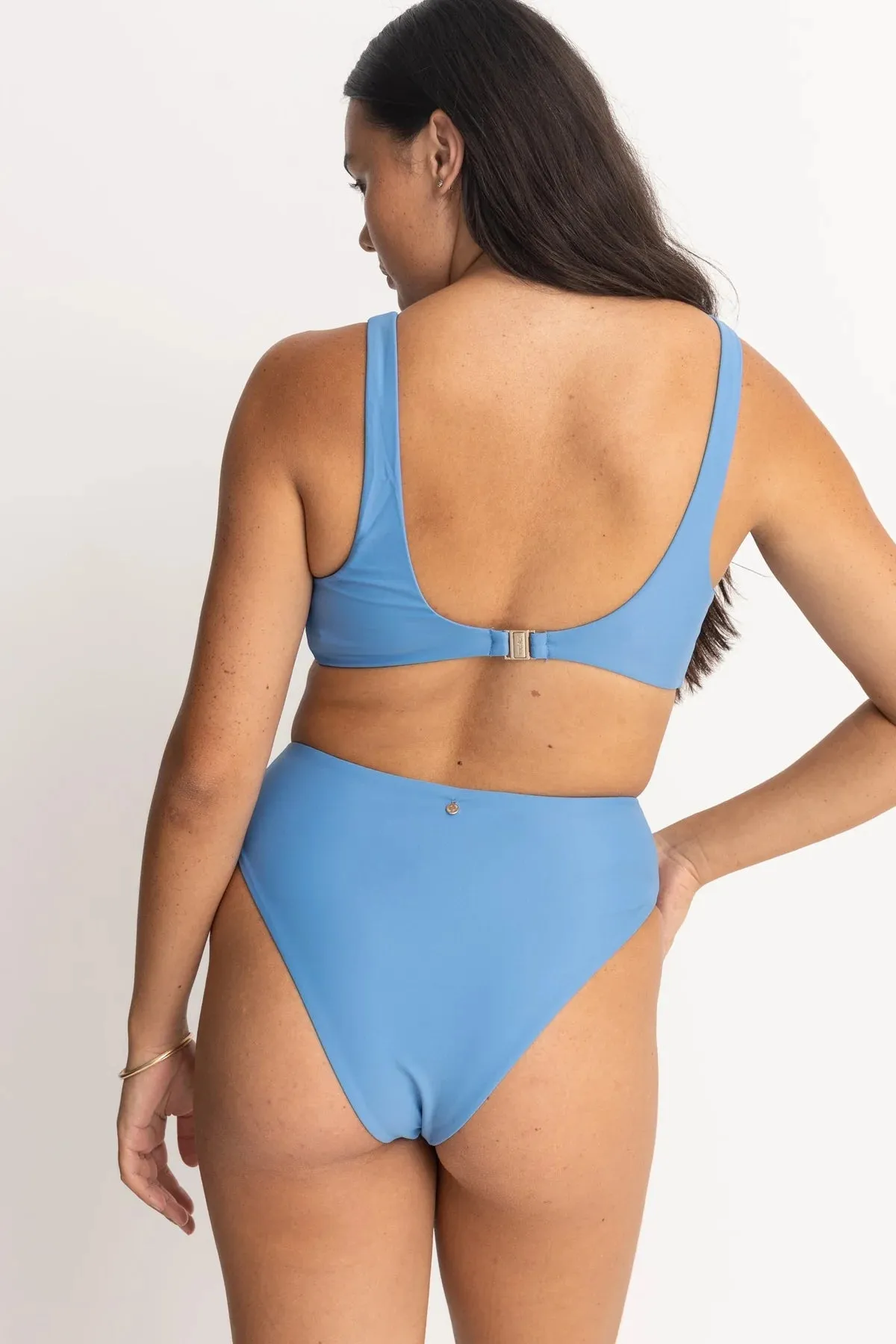 Classic Crop Top Blue