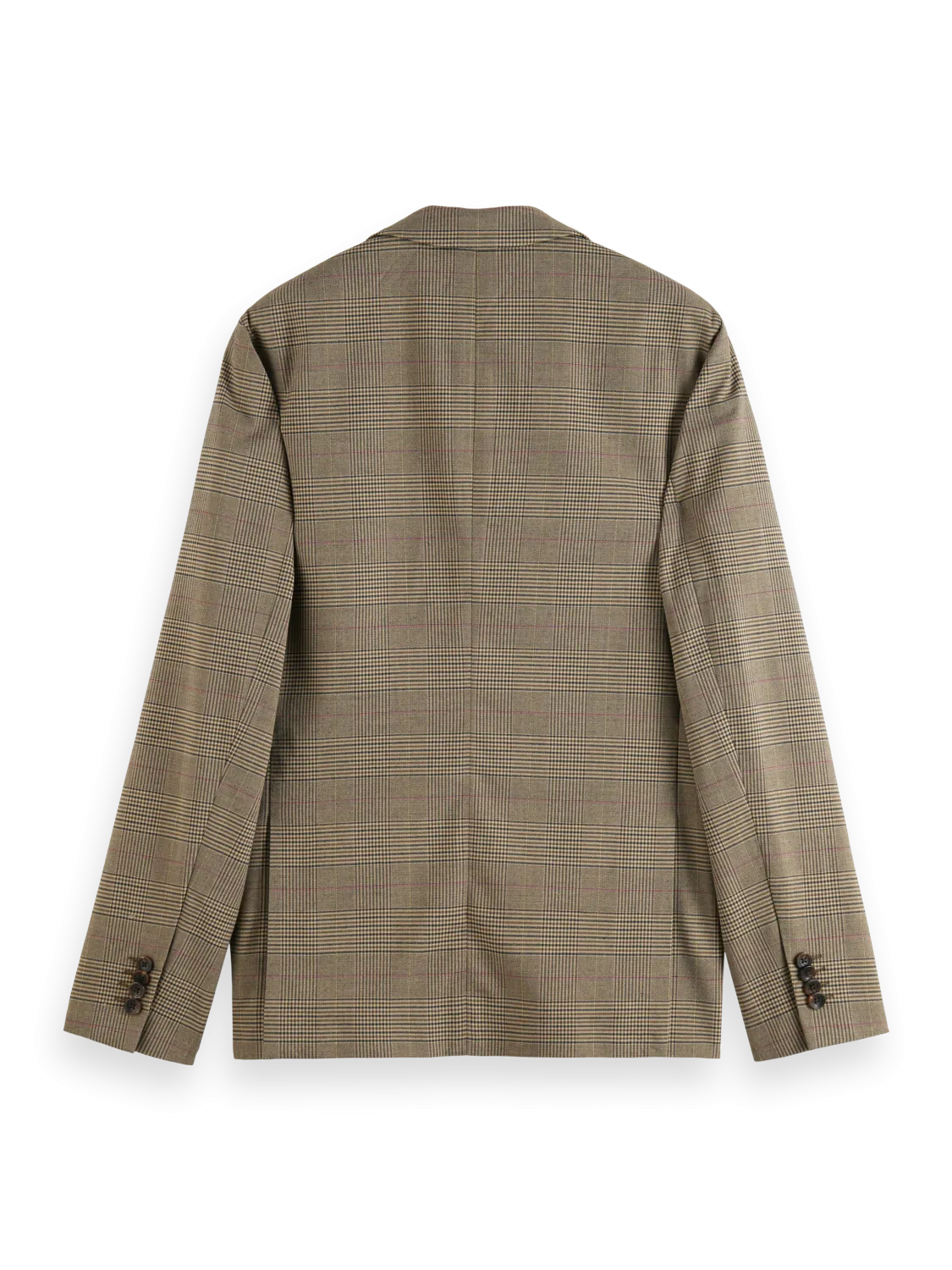 Classic Yarn Dyed Check Blazer in Taupe Check