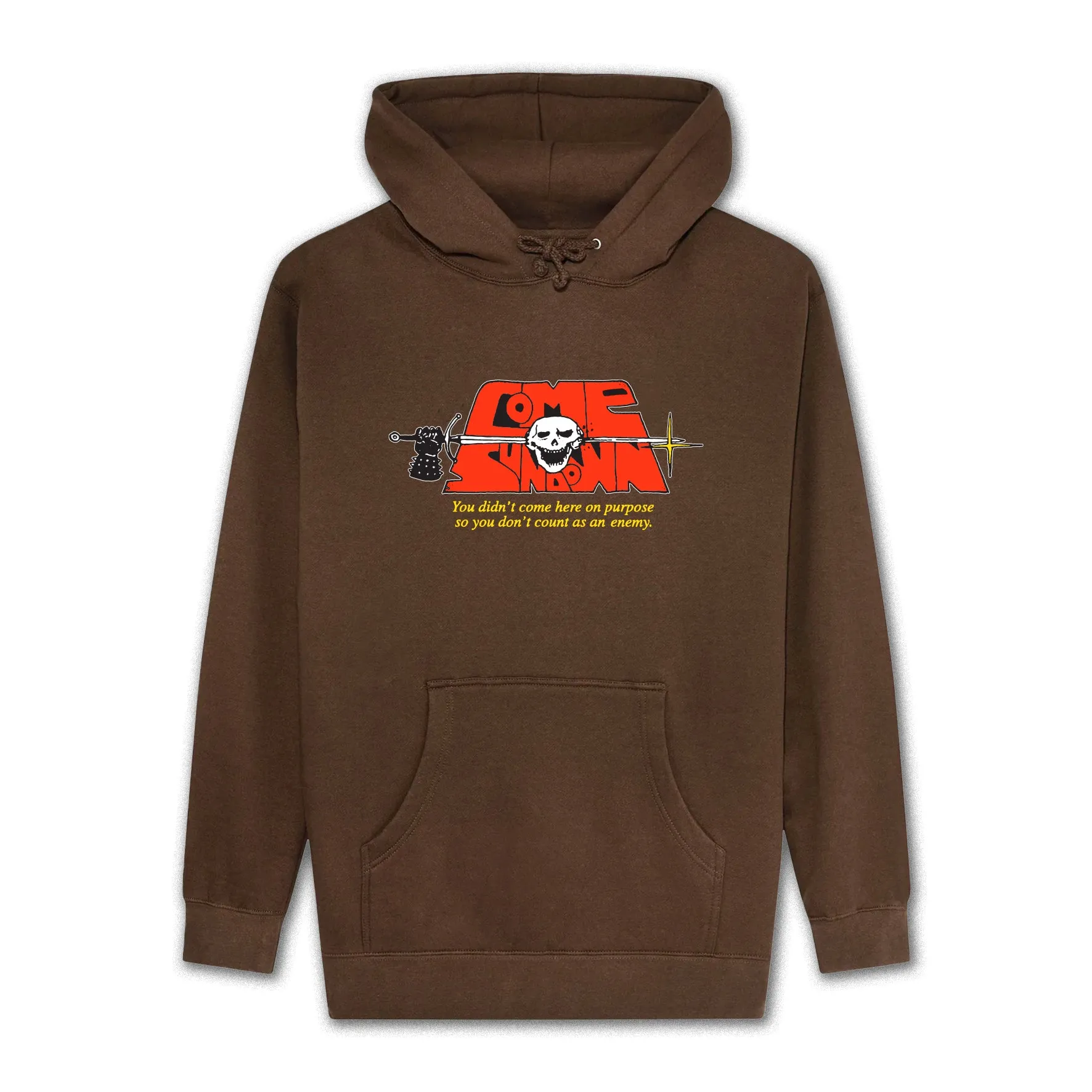 Come Sundown Split Hoodie - Brown