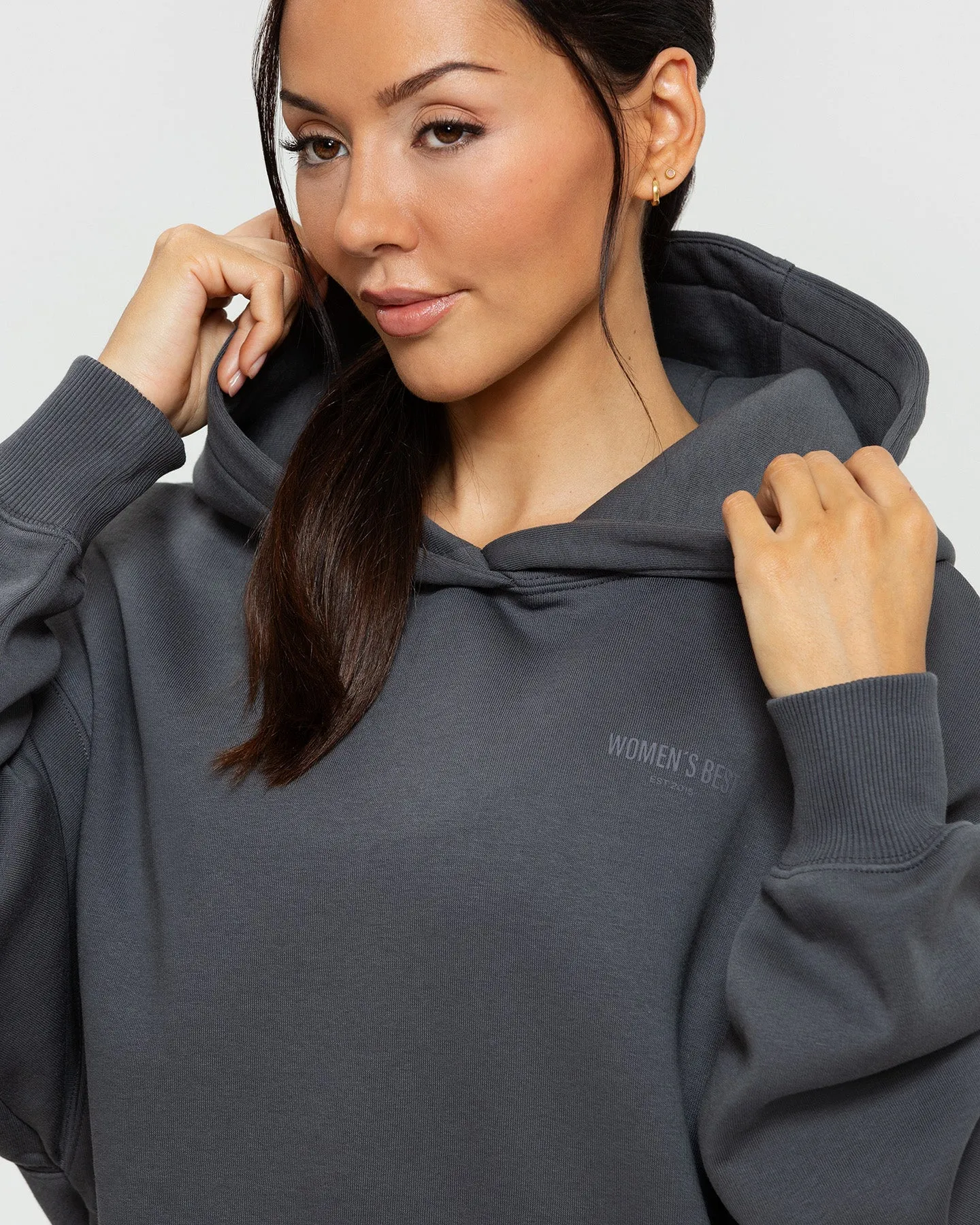 Comfort Oversized Graphic Hoodie | Graphite