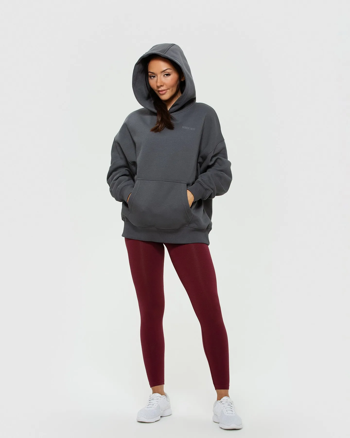 Comfort Oversized Graphic Hoodie | Graphite