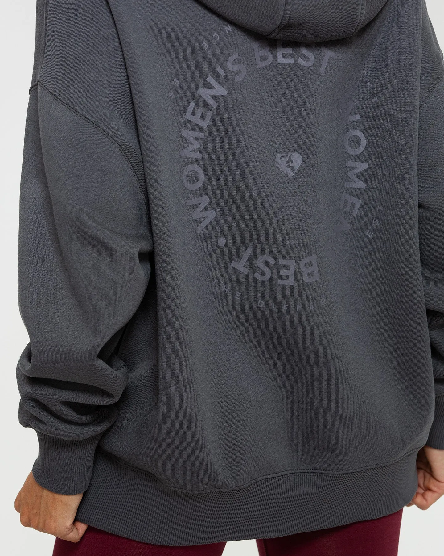 Comfort Oversized Graphic Hoodie | Graphite
