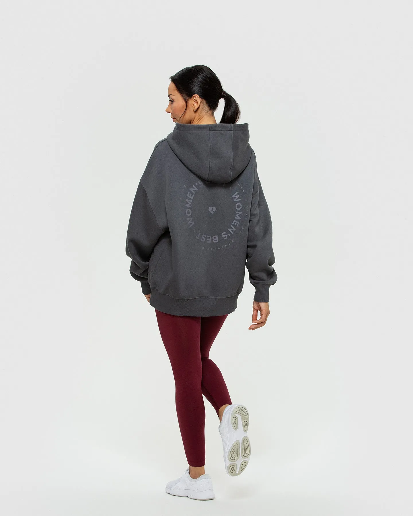 Comfort Oversized Graphic Hoodie | Graphite