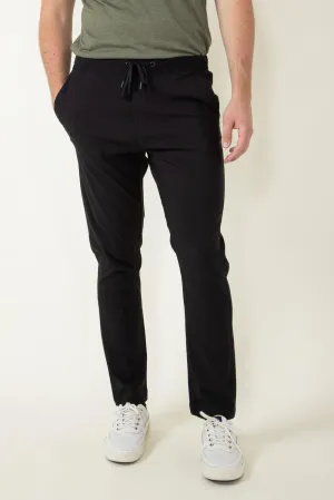 Copper & Oak Elastic File Tech Jogger Pants for Men in Black | K4S4164-BLACK