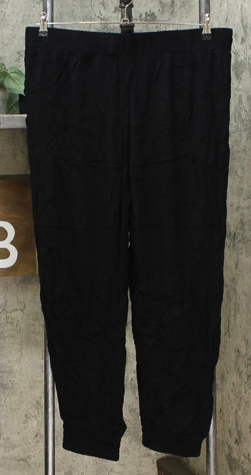 Curations Women's Plus Size Gauze Jogger Pants