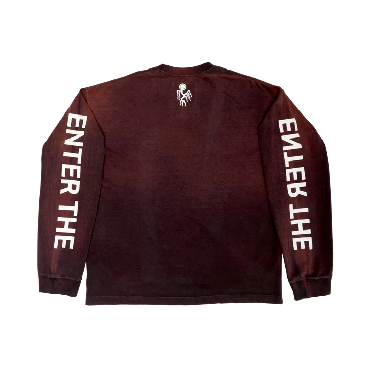 D-R-G-N Enter D-R-G-N LS Tee Bleached Brown