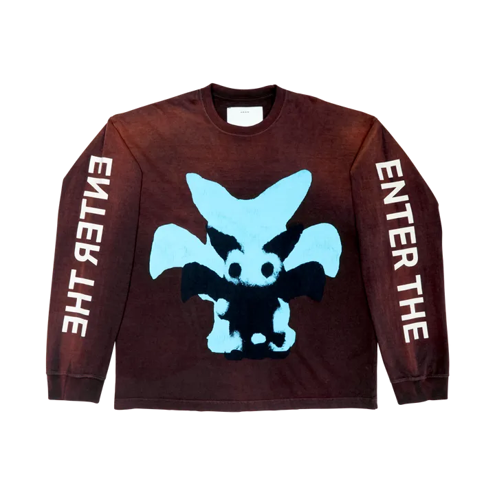 D-R-G-N Enter D-R-G-N LS Tee Bleached Brown