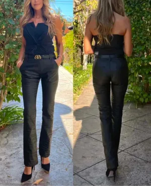 Dafna Black Vegan Flog Pant