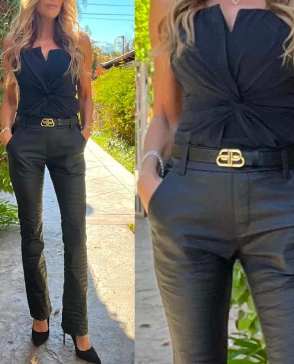 Dafna Black Vegan Flog Pant