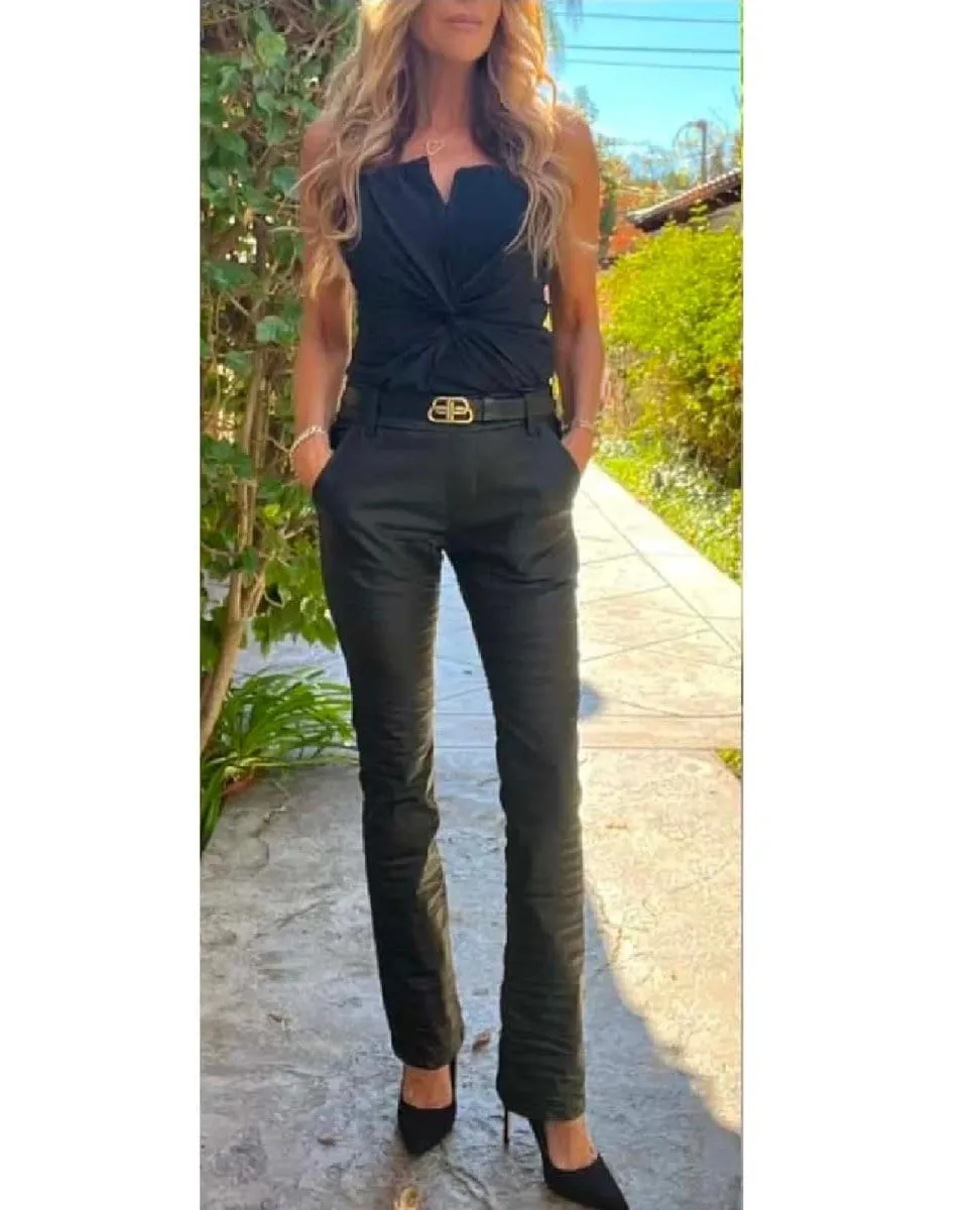 Dafna Black Vegan Flog Pant