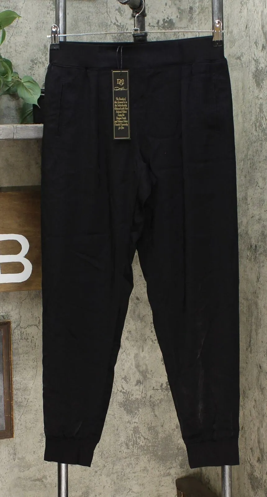 DG2 by Diane Gilman Women's Satin Pull-On Jogger Pants