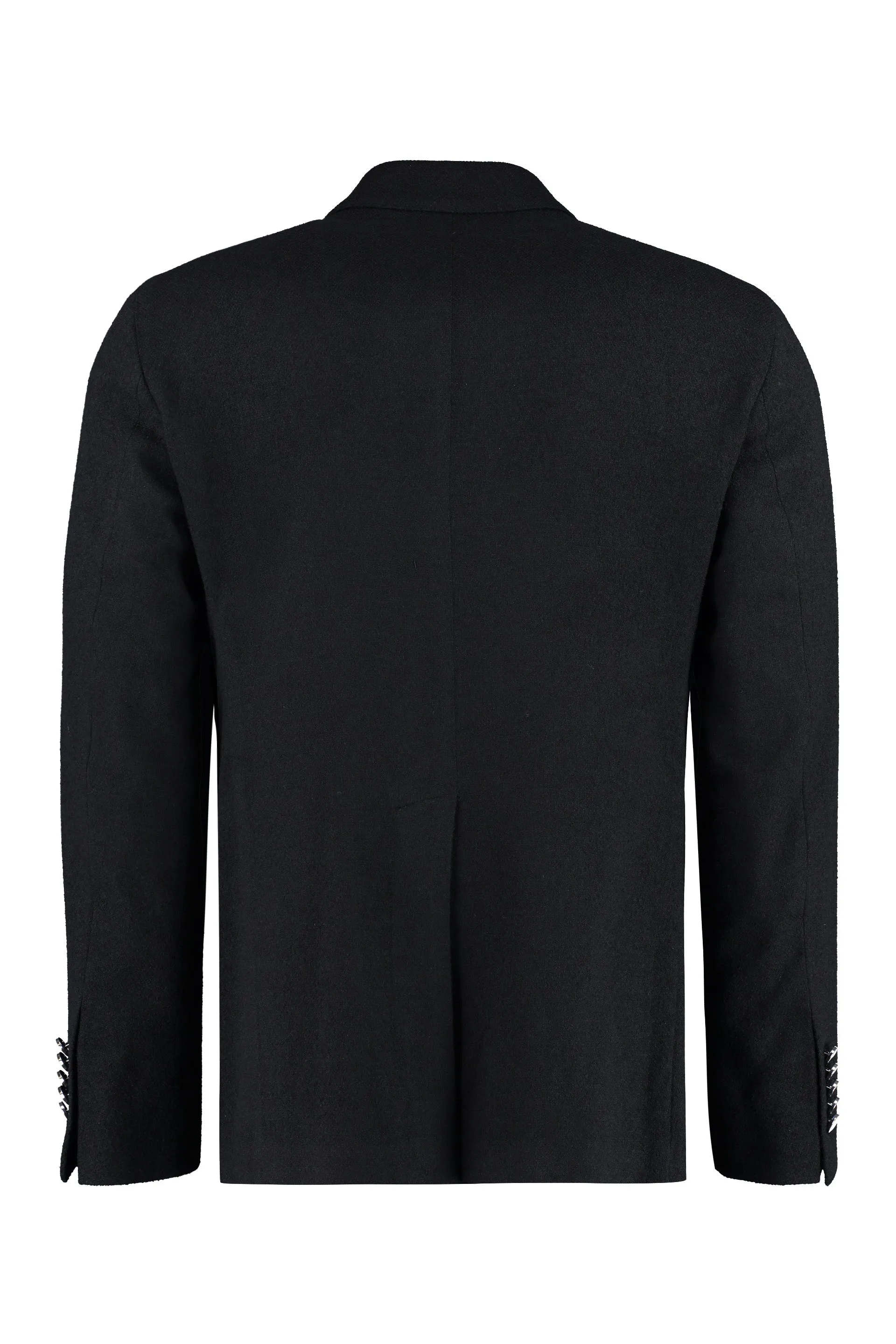 Double-breasted wool jacket