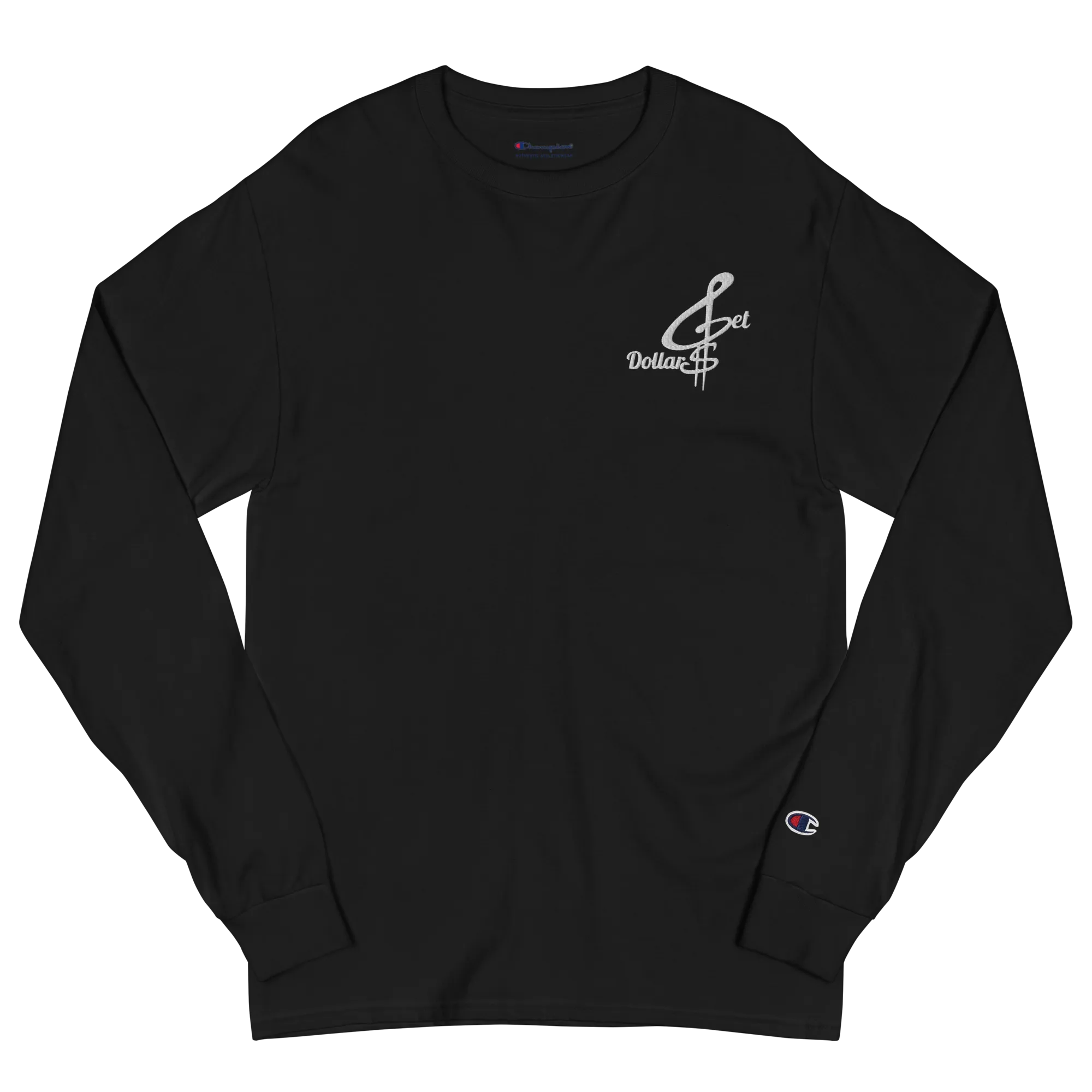Embroidered Get Dollars x Champion Long Sleeve