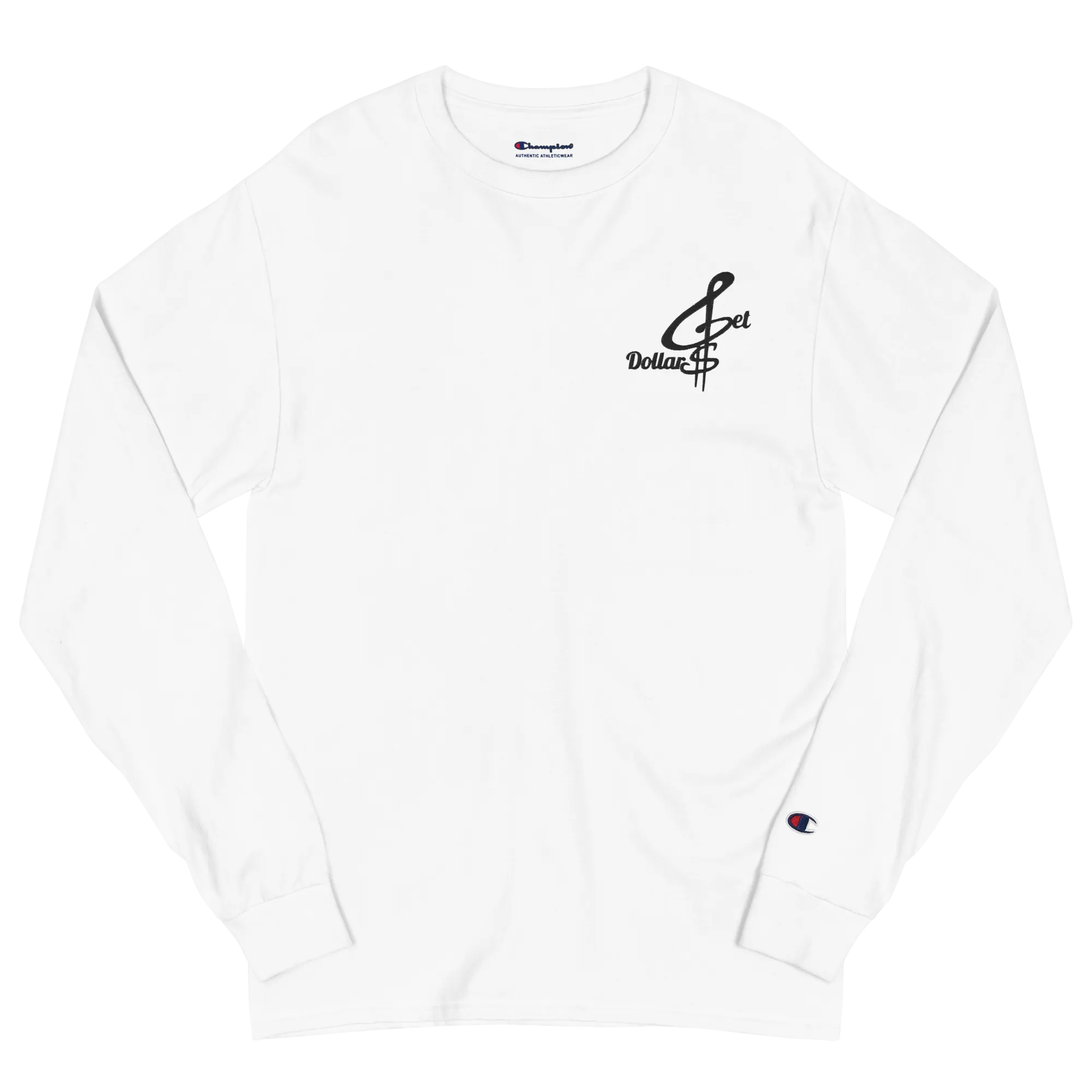 Embroidered Get Dollars x Champion Long Sleeve