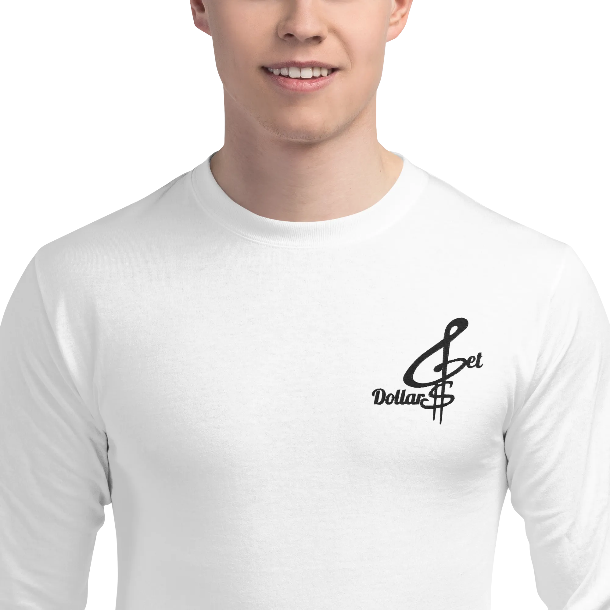 Embroidered Get Dollars x Champion Long Sleeve