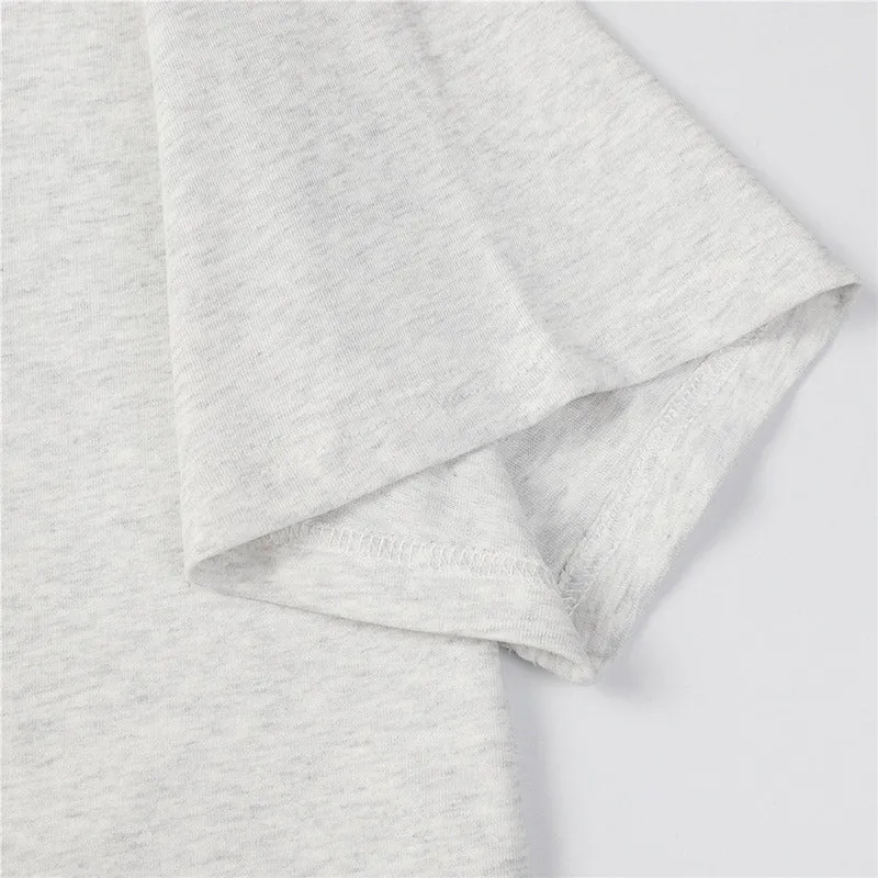 FEAR OF GOD Flocked G letter pattern T-Shirts