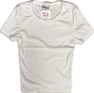 Firehouse- Ribbed White Tee