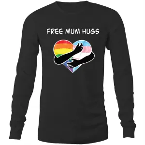 Free Mum Hugs Western Australia Long Sleeve T-Shirt Unisex (LG091)