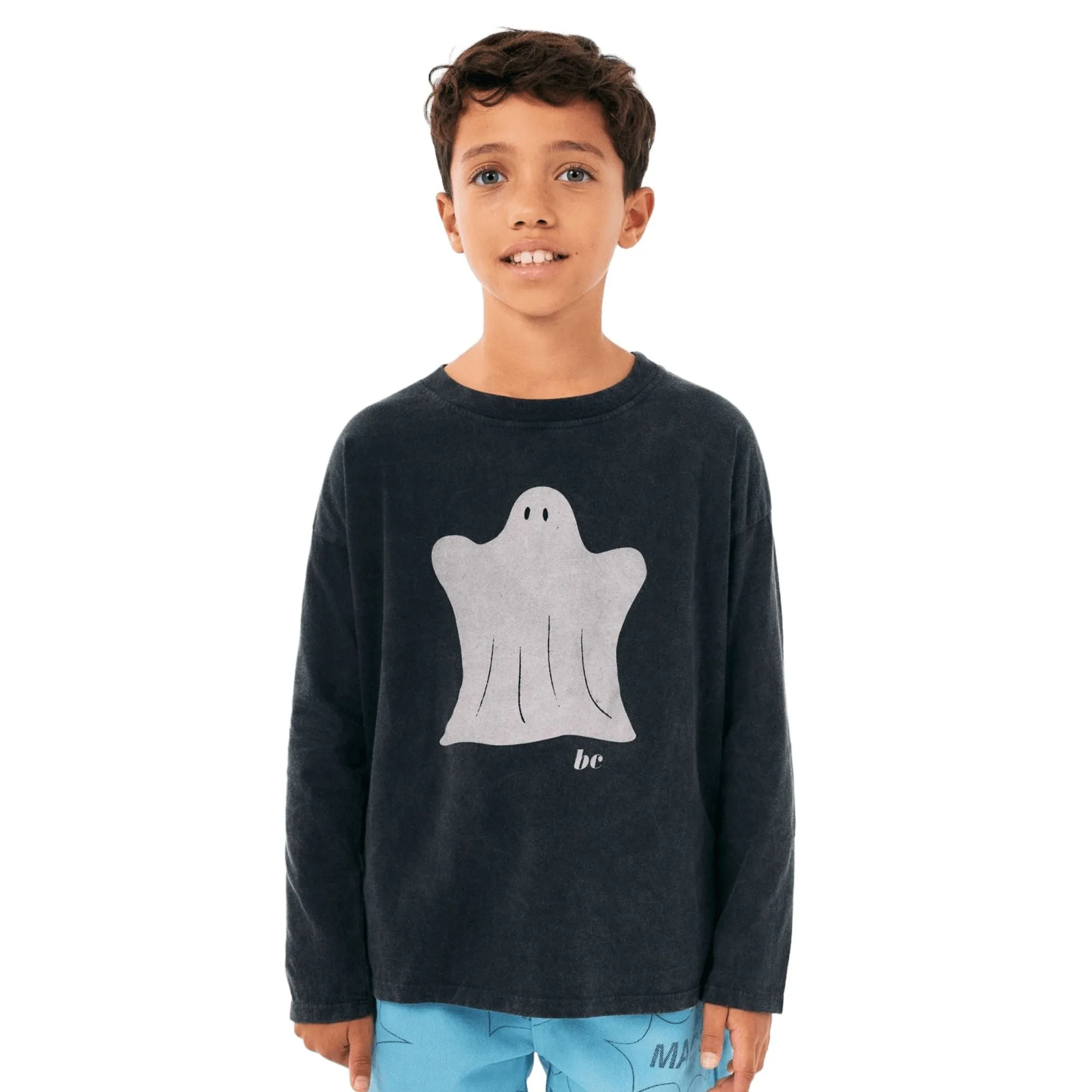 Funny Ghost Long Sleeve T-Shirt - Langarmshirt aus Bio-Baumwolle
