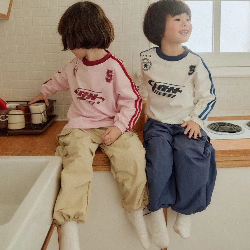 Girls & Boys Parachute Cargo Pants - Navy