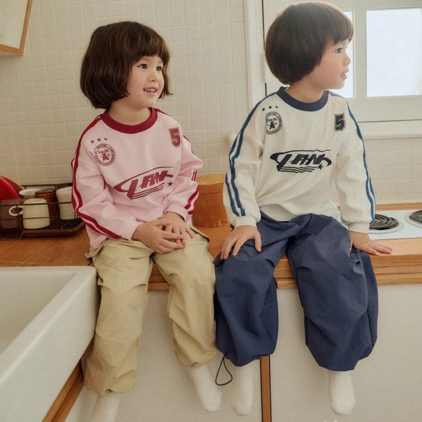 Girls & Boys Parachute Cargo Pants - Navy