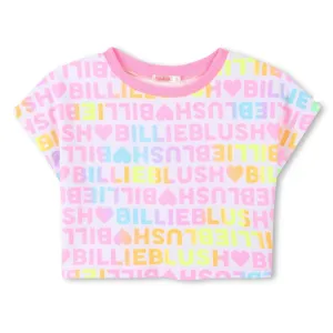Girls White Logo Top