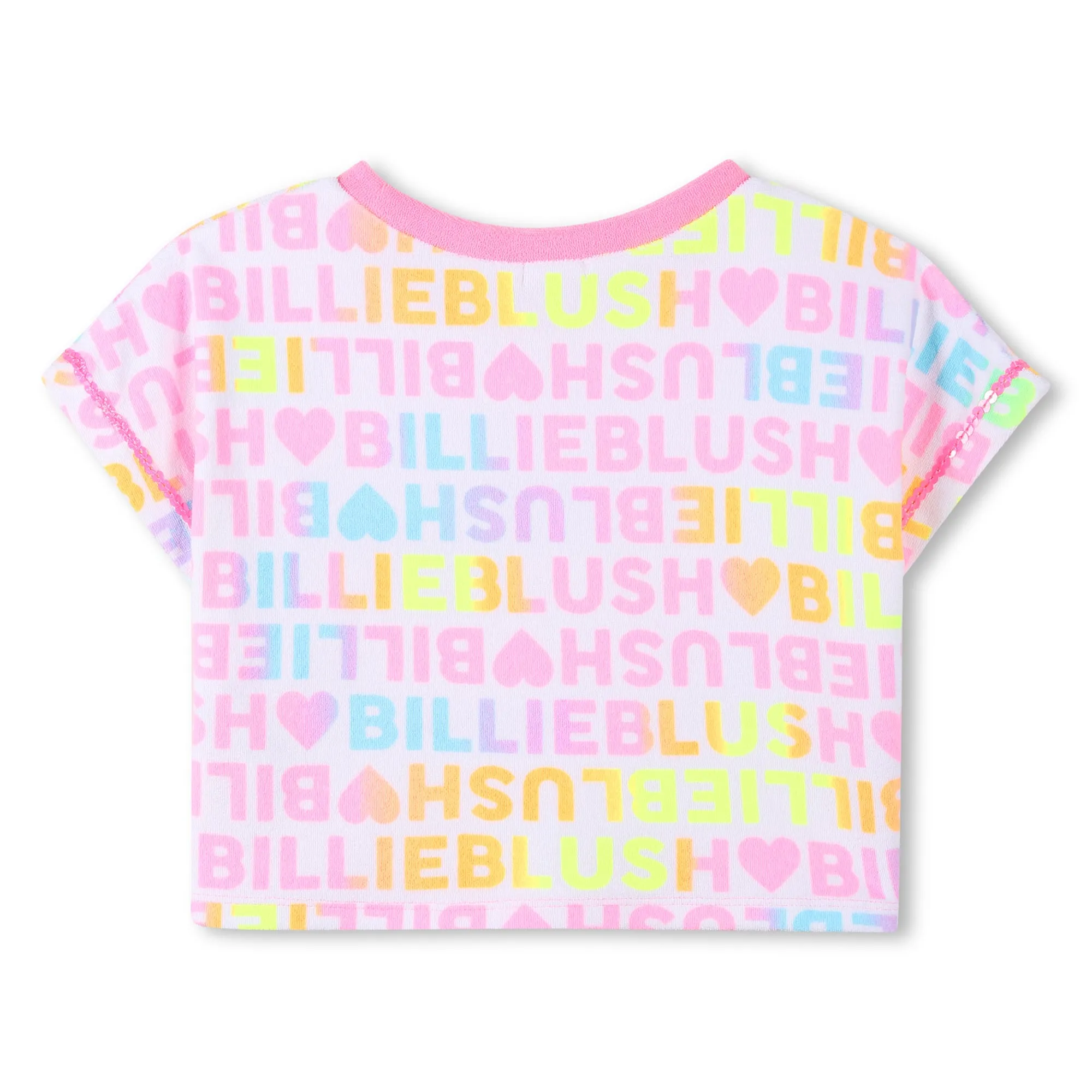 Girls White Logo Top