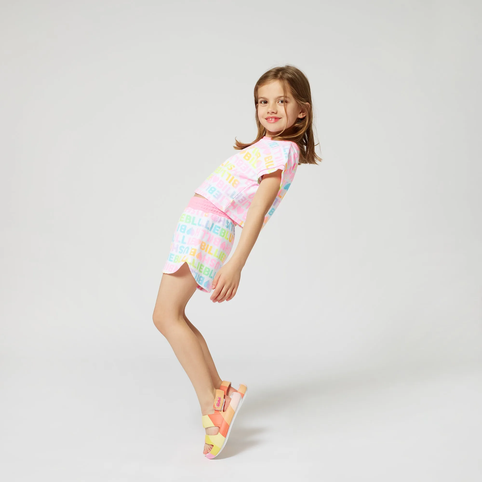 Girls White Logo Top