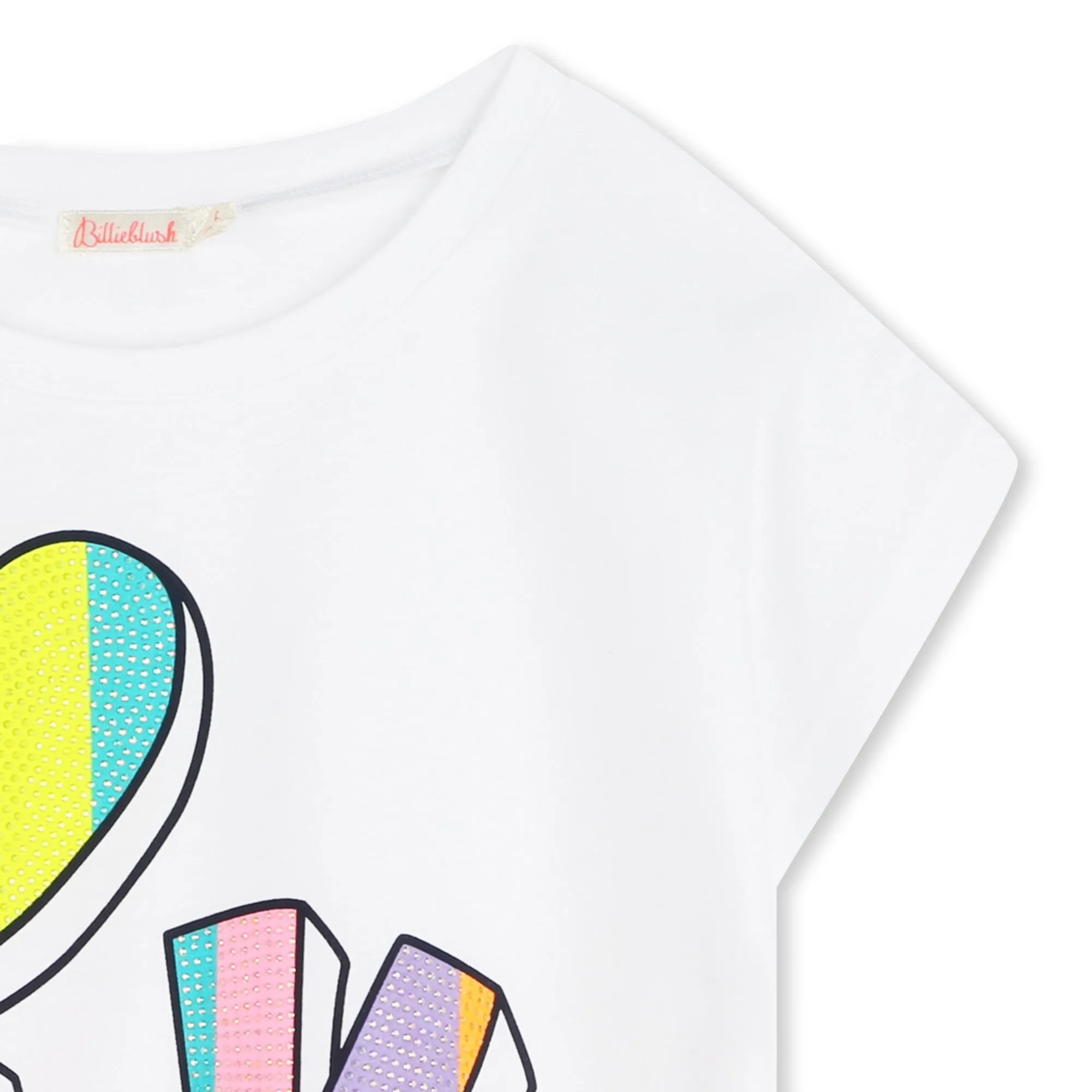 Girls White Love T-Shirt