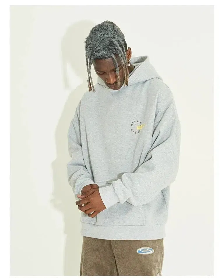 Graphic 'Have a Good Day' Cartoon Portrait Hoodie