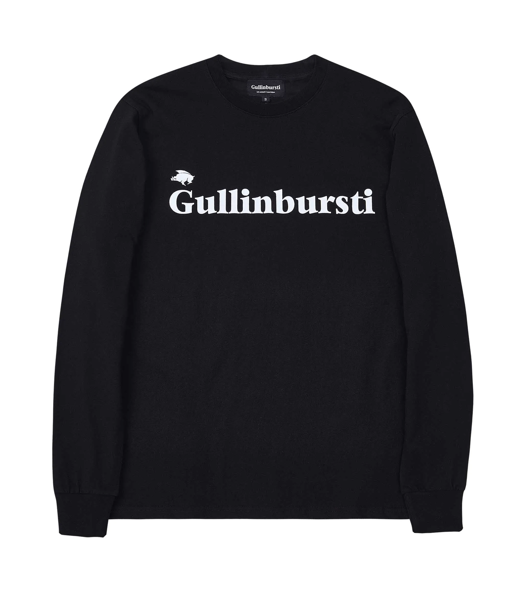 Gullinbursti Long Sleeve logo T-Shirts Black