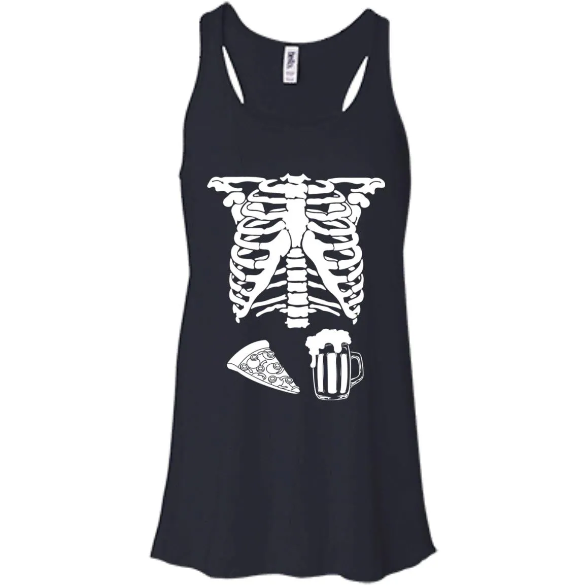 Halloween Skeleton Pizza Beer Costume shirt